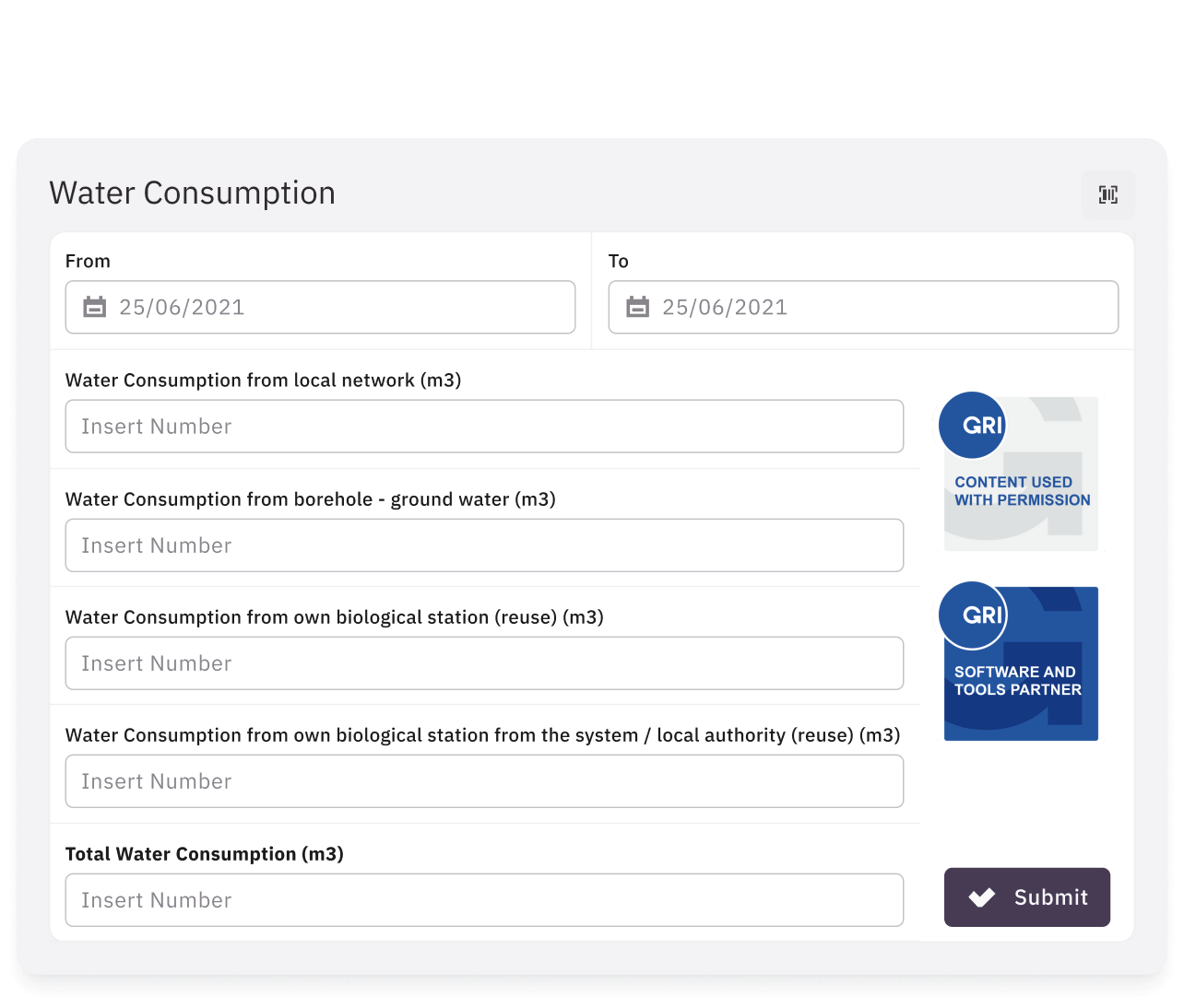 ESG submit data